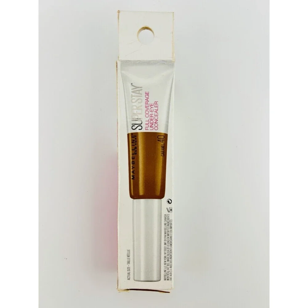 MAYBELLINE SUPER STAY FULL COVERAGE UNDEREYE CONCEALER 24HR WEAR 40 - Caramel